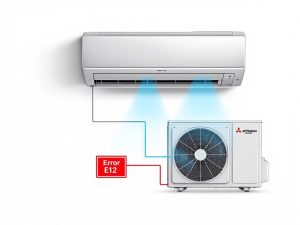 Guía: Error E12 en Aire Acondicionado Mitsubishi