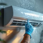 Aire acondicionado con olor a humedad al encender: causas y prevención